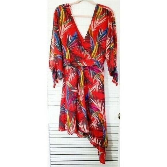 Red Carter Eliza Cover-Up Wrap Dress Womens Size Small $185 - Picture 1 of 8